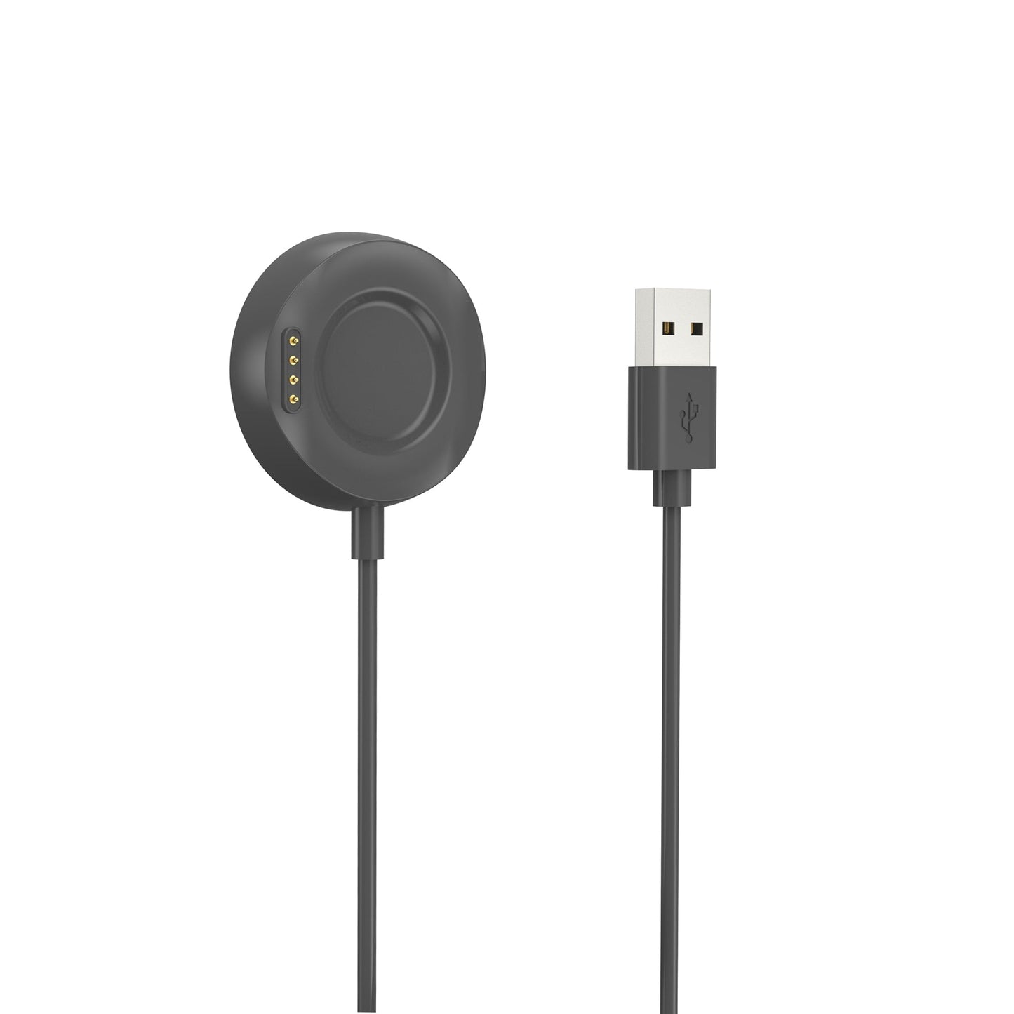 SYSTEM-S USB 2.0 Kabel 100 cm Ladestation für Xiaomi Huami Amazfit Nexo Smartwach Schwarz