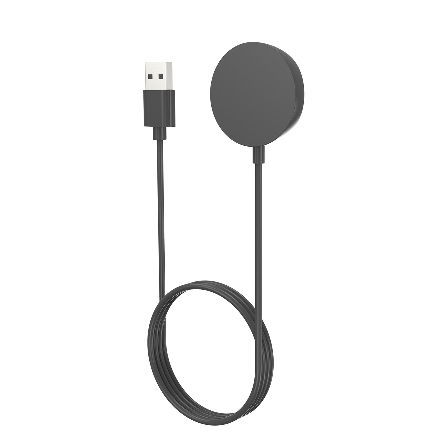 SYSTEM-S USB 2.0 Kabel 100 cm Ladestation für Xiaomi Huami Amazfit Nexo Smartwach Schwarz
