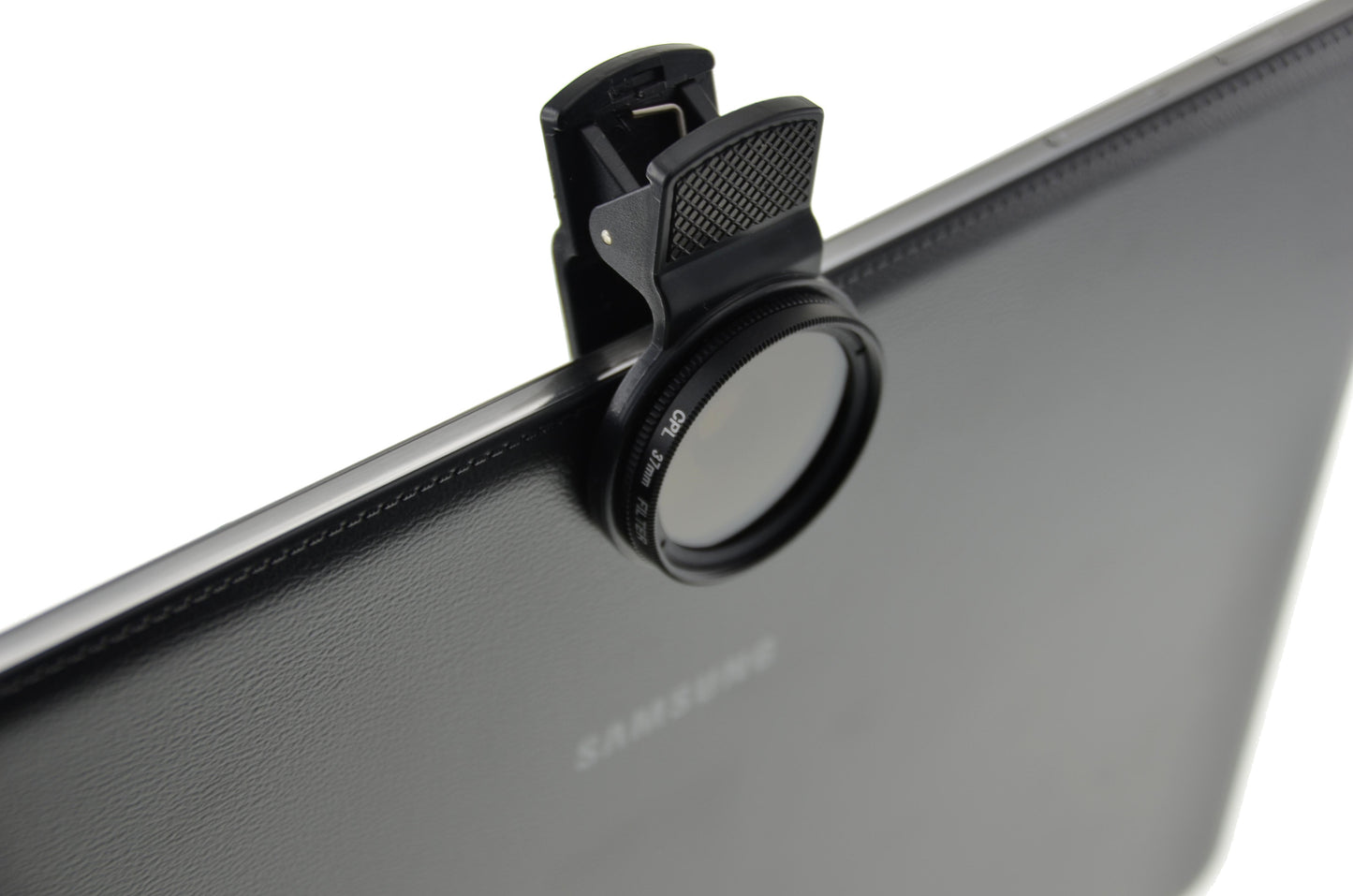 SYSTEM-S Universal Clip-on Klammer 37mm Polarisationsfilter Linse Objektiv für Smartphone Tablet PC