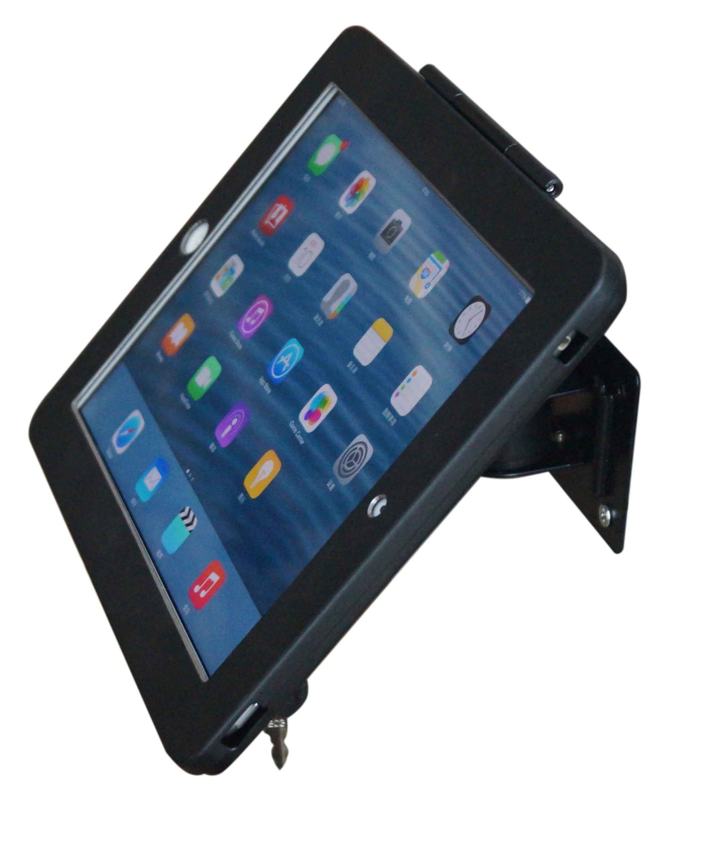 SYSTEM-S Abschließbare Wandhalterung für iPad Pro 12,9 Zoll (2018 2020 2021) A2378 A2461 A2379 A2462 A2229 A2069 A2232 A223 A1876 A1895 A1983 A2014 - DREIKS