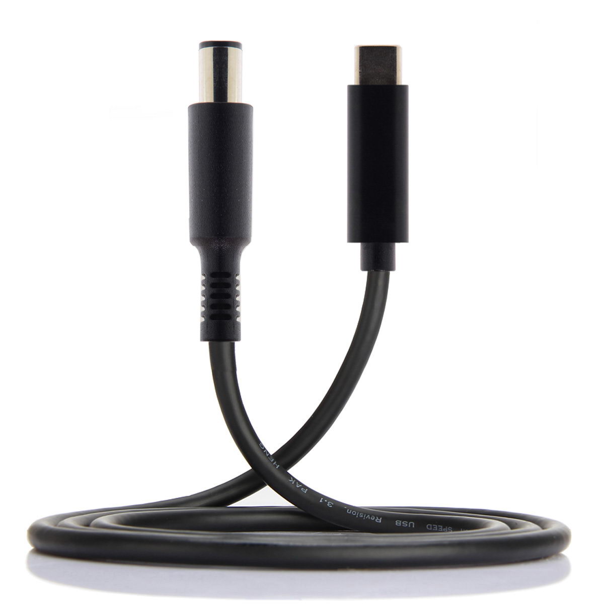 SYSTEM-S USB 3.1 Kabel 145 cm Typ C Stecker zu DC 20 V 7,4 x 5,0 mm Stecker