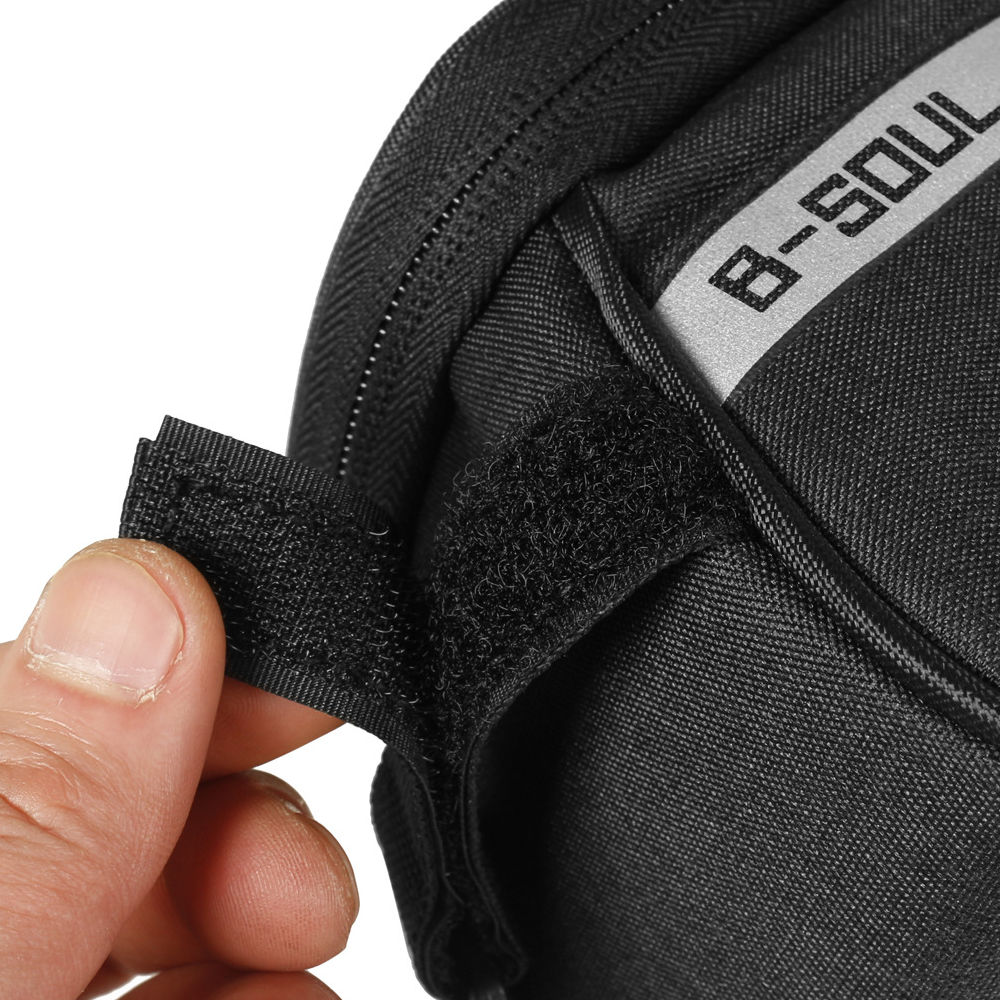 SYSTEM-S Fahrrad Tasche Halterung in Schwarz Befestigung für Smartphone