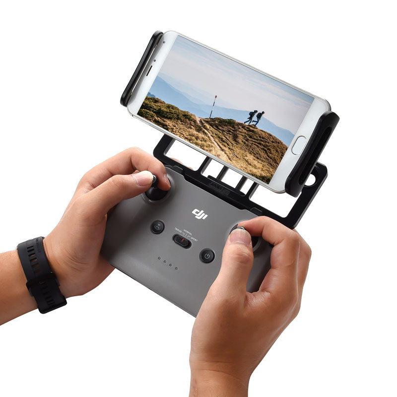 SYSTEM-S Tablet Mount with Bag Strap for Drone Remote Control in Black