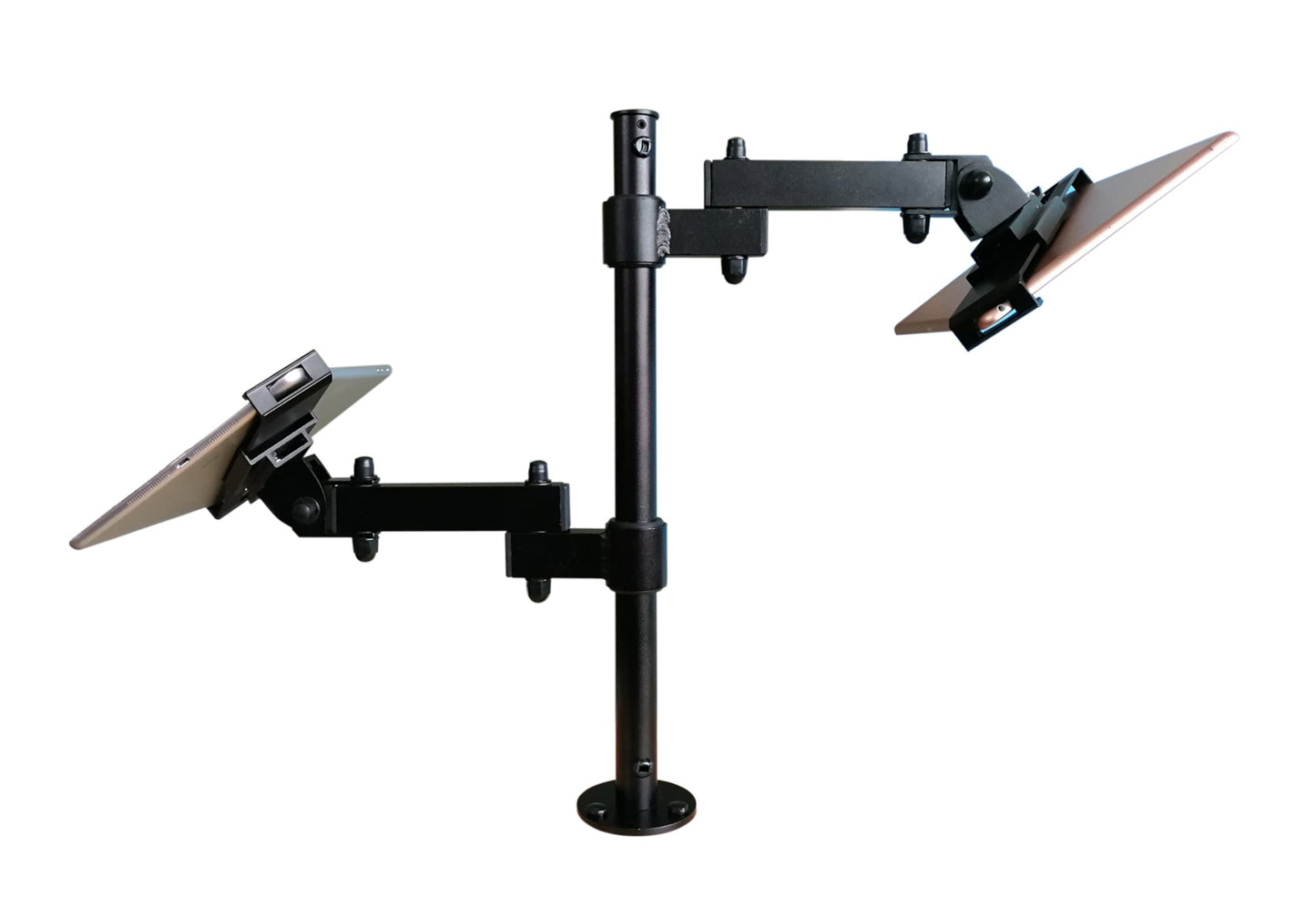 SYSTEM-S Tischständer Dual 360° Halterung abschließbar für Tablets von 8.0" bis 11.0"