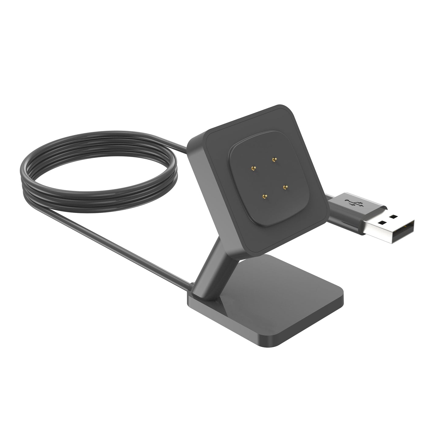 SYSTEM-S USB 2.0 Kabel 100 cm Ladestation für Fitbit Versa 4 3 Sense 2 1 Smartwatch