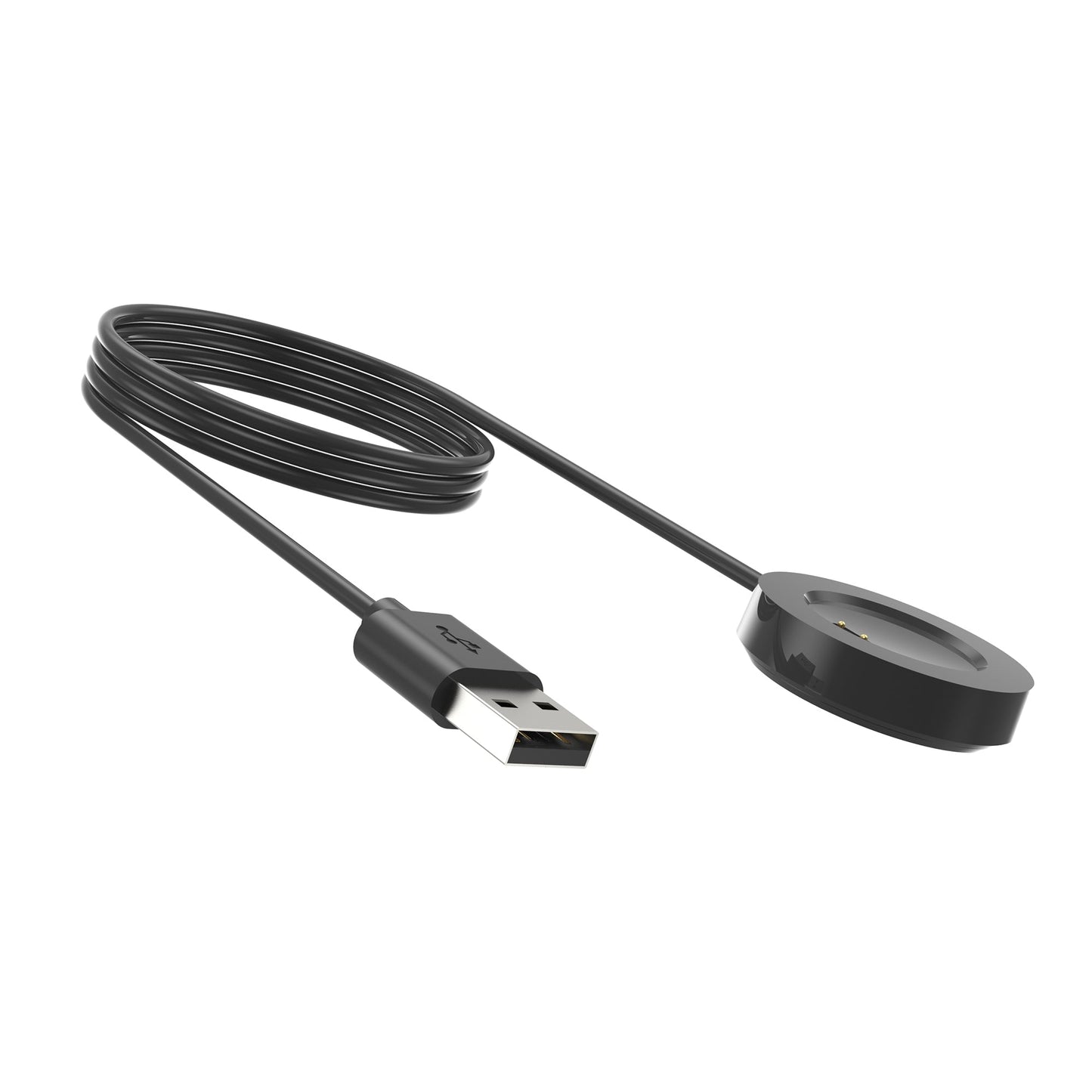 SYSTEM-S USB 2.0 Kabel 100 cm Ladestation für Realme Watch 3 Pro Smartwach in Schwarz