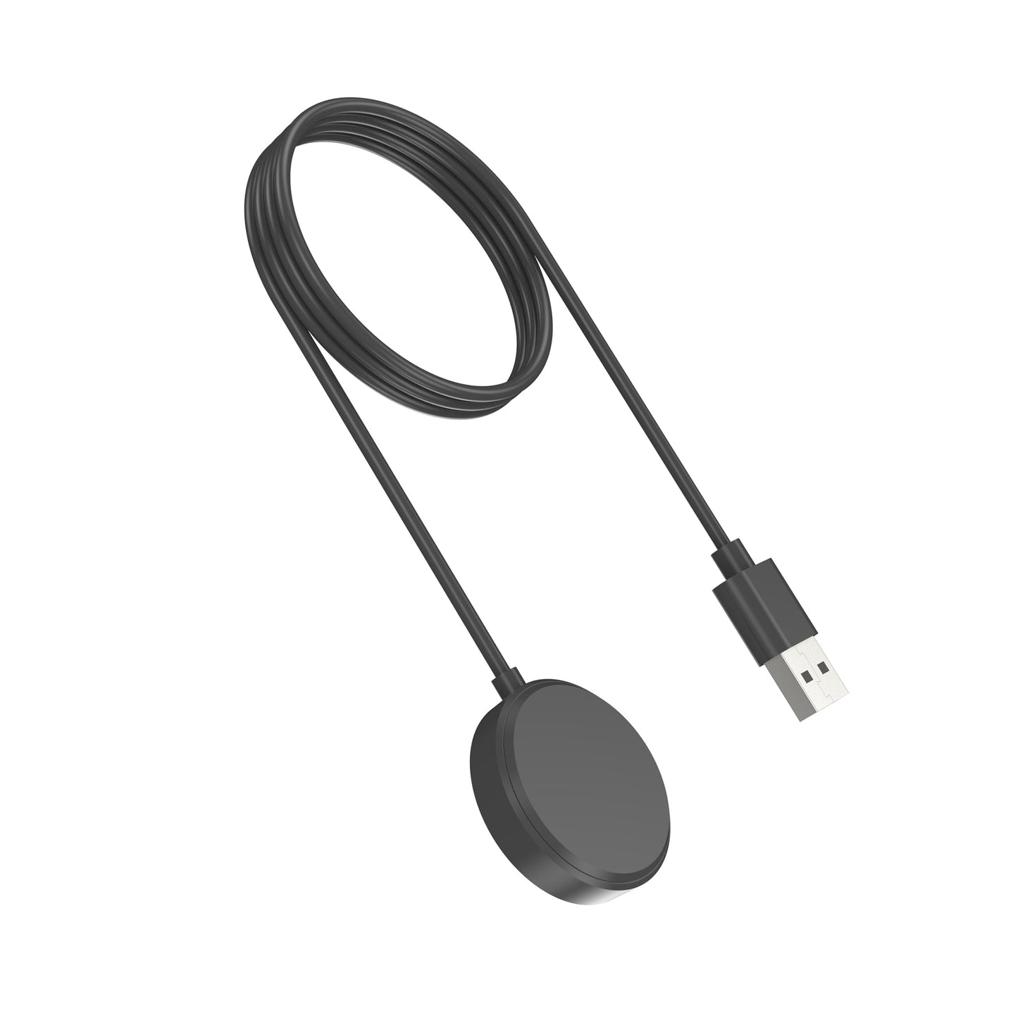 SYSTEM-S USB 2.0 Kabel 100 cm Ladestation für Realme Watch 3 Pro Smartwach in Schwarz