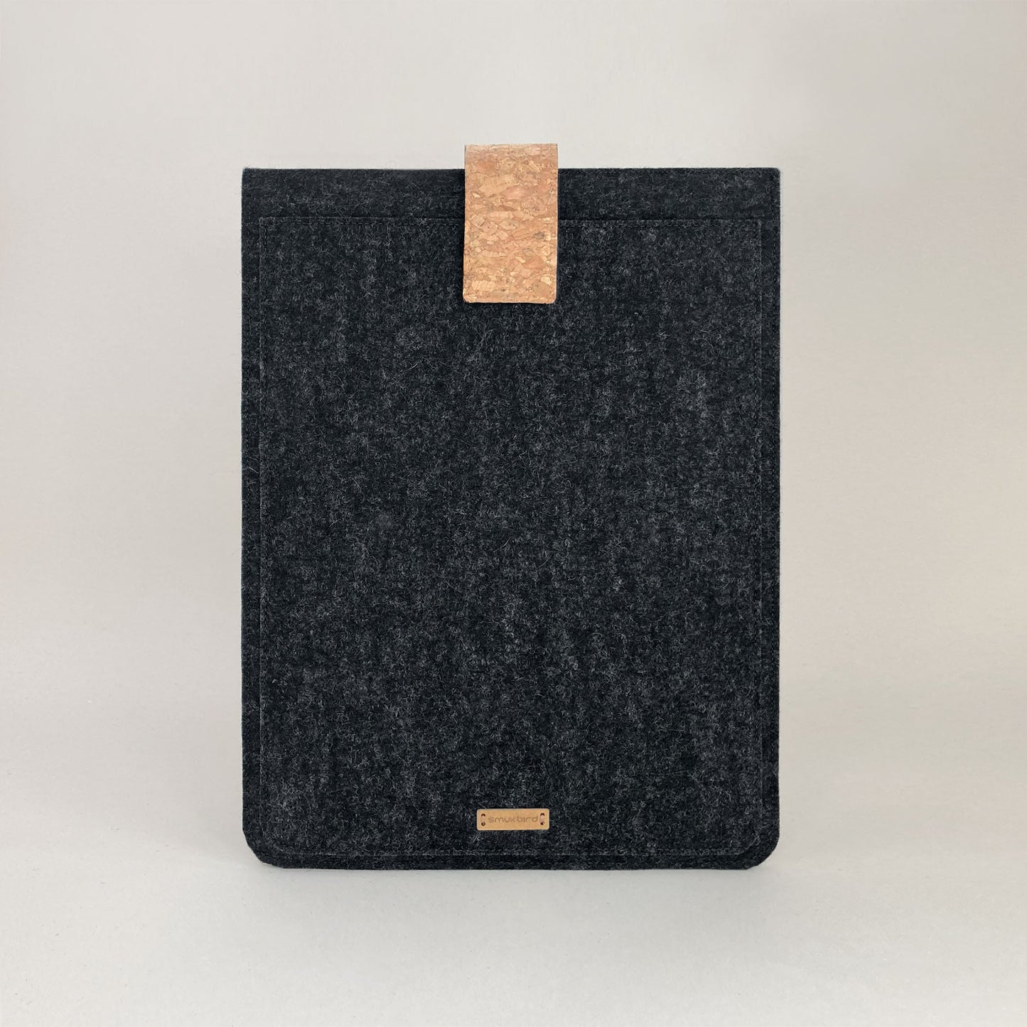 Hülle für Asus Zenbook | mit Magnetverschluss und extra Fach | anthrazit - Shapes | Modell "HAKA"