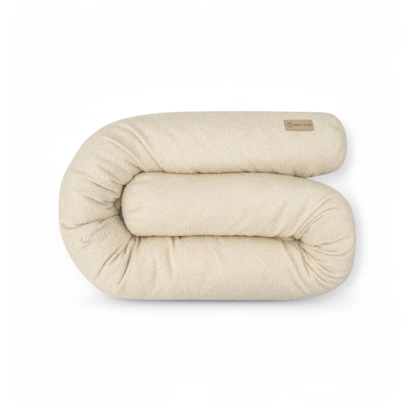 Bettschlange einsträngig Teddystoff Boucle – Schutz & Vielseitig