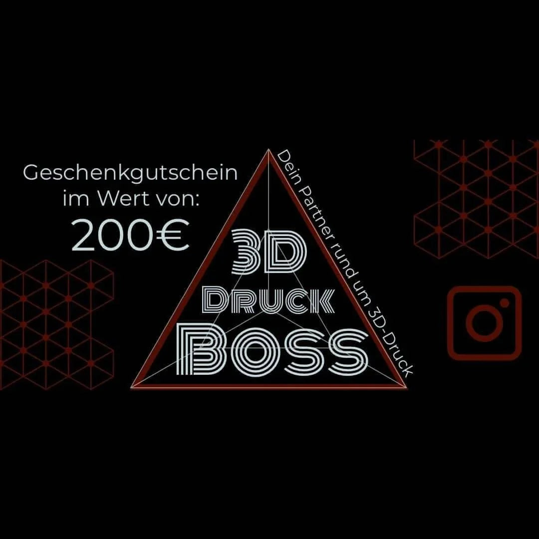 Geschenkgutscheine für 3D Druck & Mehr