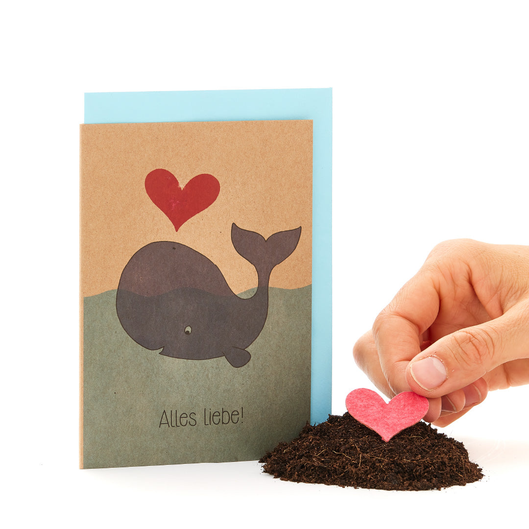 Greeting card "All the best"