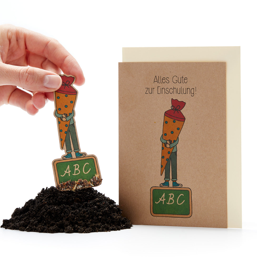 Greeting card "Happy First Day of School"