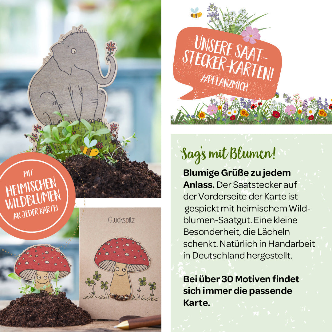 Greeting card "Gardening is my yoga"