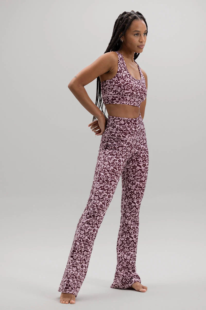 Racerback Bra Flower Bordure