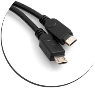 SYSTEM-S Y-Kabel USB Kabel 2.0 Typ A Splitter auf 2X Micro USB 39 cm Datenkabel Ladekabel