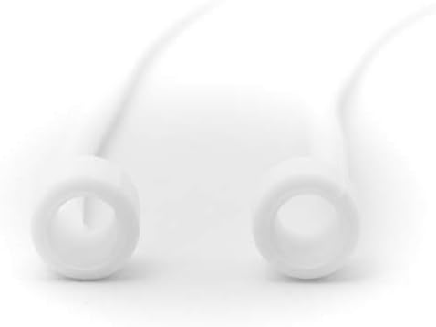 System-S 1x Silikon Halteband Holder für AirPods Kopfhörer in Weiß
