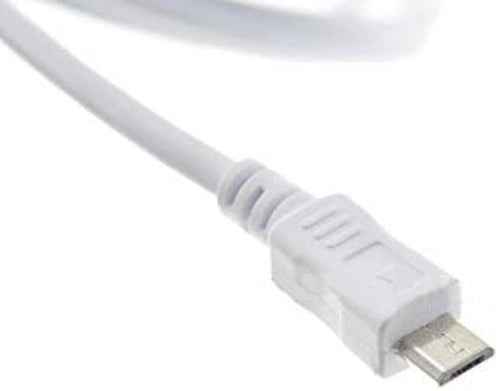 System-S Micro USB 2.0 Kabel Datenkabel und Ladekabel in weiß 140cm - DREIKS