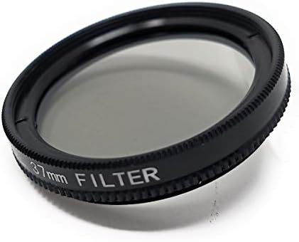SYSTEM-S CPL Filter 37 mm Circular Polarizer Lens in Black with Case for iPhone XS Max
