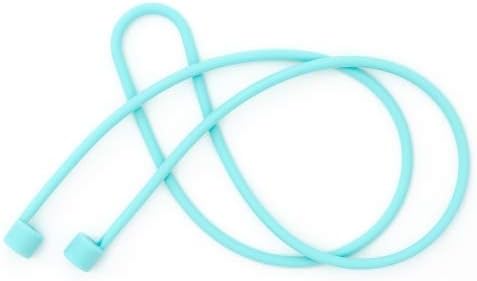 System-S 10x Silicone Holder for AirPods Headphones in Turquoise