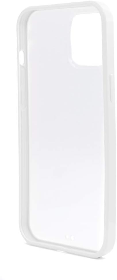 SYSTEM-S Schutzhülle aus Silikon in Weiß Transparent Hülle kompatibel mit iPhone 12
