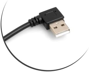 SYSTEM-S USB 3.1 Typ C 90° zu 2.0 Typ A 90° Winkel Kabel 27 cm