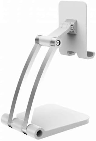 SYSTEM-S Stand Halterung ausklappbar aus Metall in Weiß für Smartphone