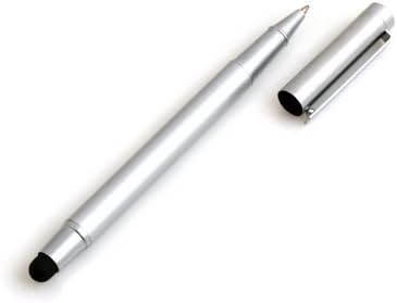 SYSTEM-S Stylus Kugelschreiber 2 in 1 für Tablet PC Smartphone Handy