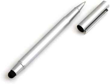 SYSTEM-S Stylus Kugelschreiber 2 in 1 für Tablet PC Smartphone Handy - DREIKS