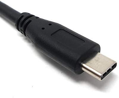SYSTEM-S USB 3.1 Kabel 25 cm Typ C Stecker zu 3.0 Micro B Stecker Adapter in Schwarz