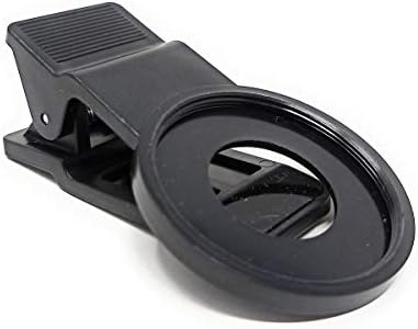 SYSTEM-S UV filter 37 mm thread with clip in black for smartphone