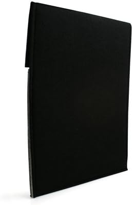 SYSTEM-S Kunst Filz Tasche Hülle Sleeve in Schwarz Grau für 10 Zoll Tablets