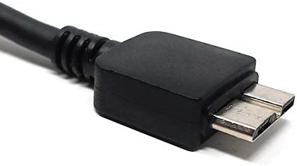 SYSTEM-S USB 3.1 Kabel 25 cm Typ C Stecker zu 3.0 Micro B Stecker Adapter in Schwarz