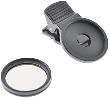 SYSTEM-S Universal Clip-on Klammer 37mm Polarisationsfilter Linse Objektiv für Smartphone Tablet PC