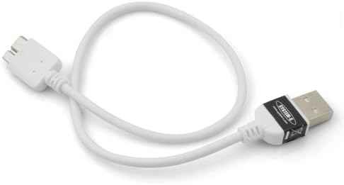 System-S 30 cm High Speed Micro USB 3.0 Ladekabel für doppelt so schnelles Aufladen Double Time charging doppelte Ladegeschwindigkeit 2x Schneller in weiß - DREIKS