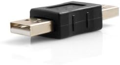 SYSTEM-S USB Typ A Stecker auf USB Typ A Stecker Adapterkabel Adapterstecker Adapter