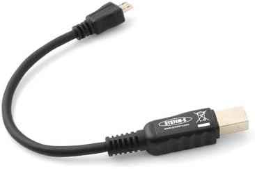 System-S Micro USB 2.0 (male) zu USB B (male) Adapter Daten- und Ladekabel Verlängerung 15cm - DREIKS