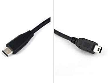 System-S USB Type C 3.1 zu Mini USB Host Adapter OTG On the Go Host Kabel 10 cm in Schwarz - DREIKS