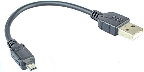 System-S 10 cm 8-pin USB male to USB A male data cable for Nikon Coolpix UC-E6 UC-E16 UC-E17