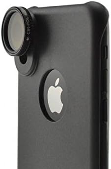Polarizing filter lens (CPL) with protective case cover for iPhone X