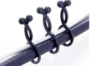 SYSTEM-S Kabelbinder Kabel Clip drehbar 30 Stück Größe S in Schwarz