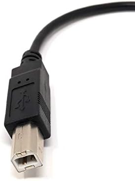 System-S USB Type A Upward Angled to USB Type B Cable 20 cm