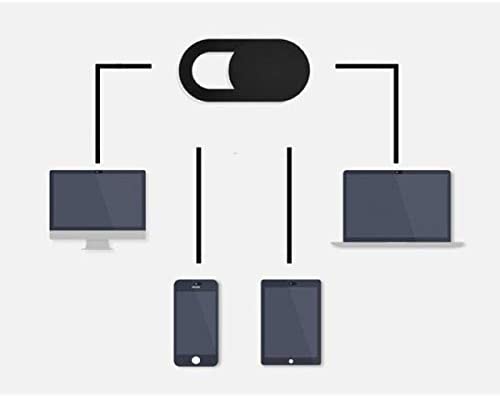 System-S Webcam Abdeckung Selbstklebend in Schwarz