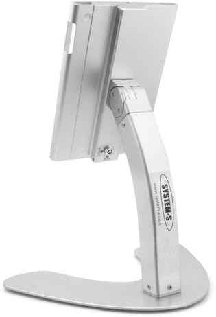 System-S Abschließbarer Aluminium Präsentations Messe Ständer Stand Mount 31 cm für iPad mini iPad mini 2 - DREIKS