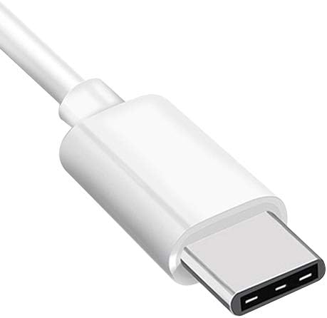 SYSTEM-S USB 3.1 Kabel 3 m Typ C Stecker zu 2.0 Typ A Stecker Kabel in Weiß