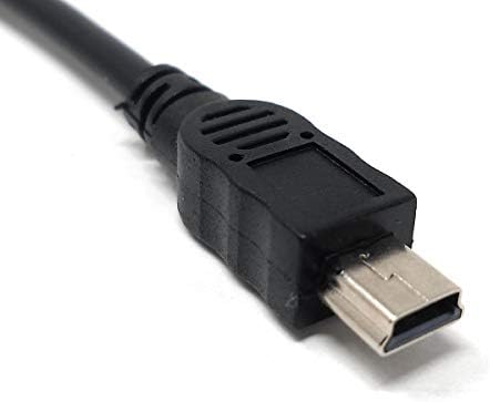 SYSTEM-S USB 3.1 cable 25 cm Type C female to Mini B male adapter in black