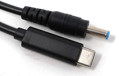 SYSTEM-S USB 3.1 Kabel 145 cm Typ C Stecker zu DC 20 V 4,5 x 3,0 mm Stecker
