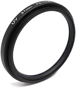 SYSTEM-S UV filter 37 mm thread with clip in black for smartphone