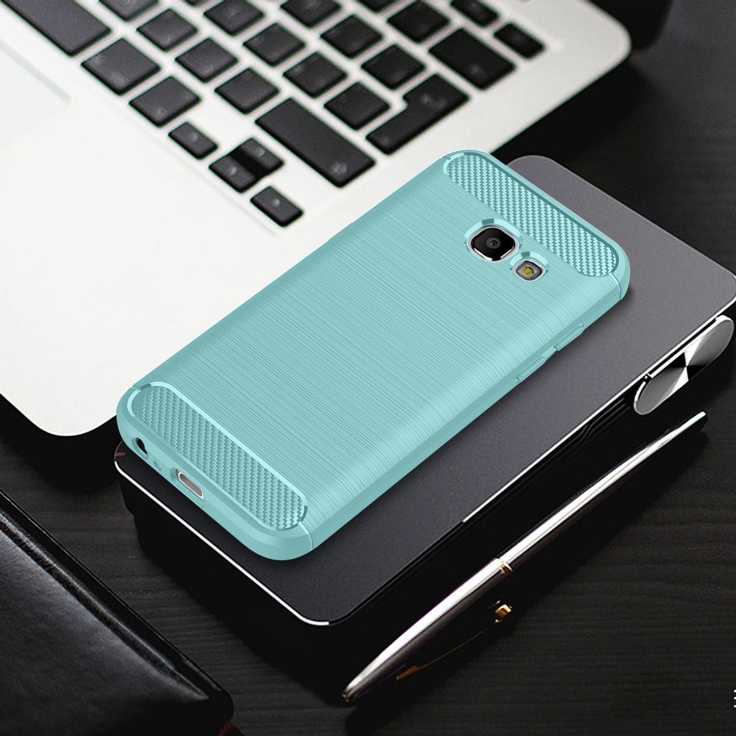 NALIA Handyhülle kompatibel mit Samsung Galaxy A5 2017, Ultra Slim Silikon Case Cover, Dünne Crystal Schutz-Hülle, Etui Handy-Tasche Back-Cover Bumper, TPU Smart-Phone Gummihülle