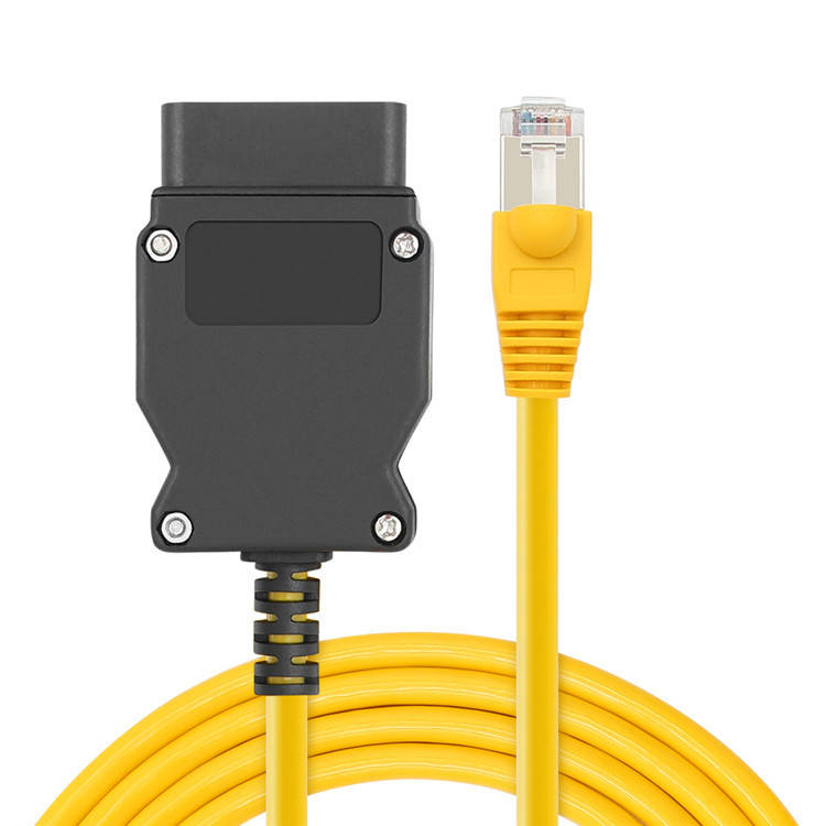 SYSTEM-S OBD2 E-SYS ICOM Kabel 180 cm LAN RJ45 Stecker Diagnose Scanner für BMW ENET