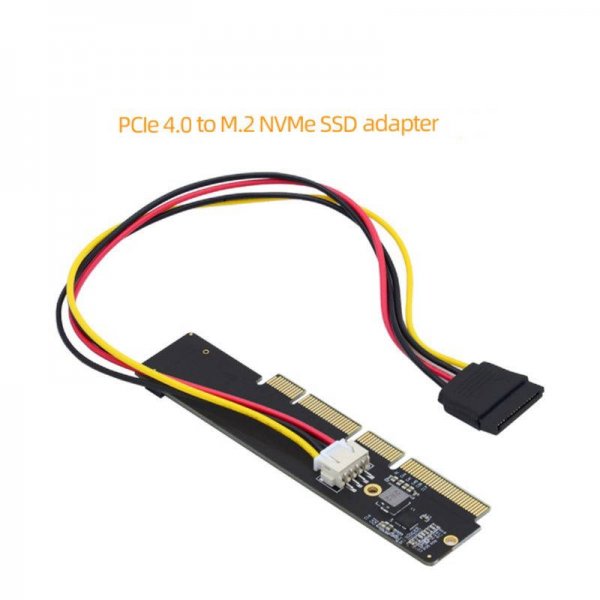 SYSTEM-S NGFF Adapter M.2 Key NVME AHCI SSD zu PCI E 3.0 35 cm Kabel für 110 80 mm SSD